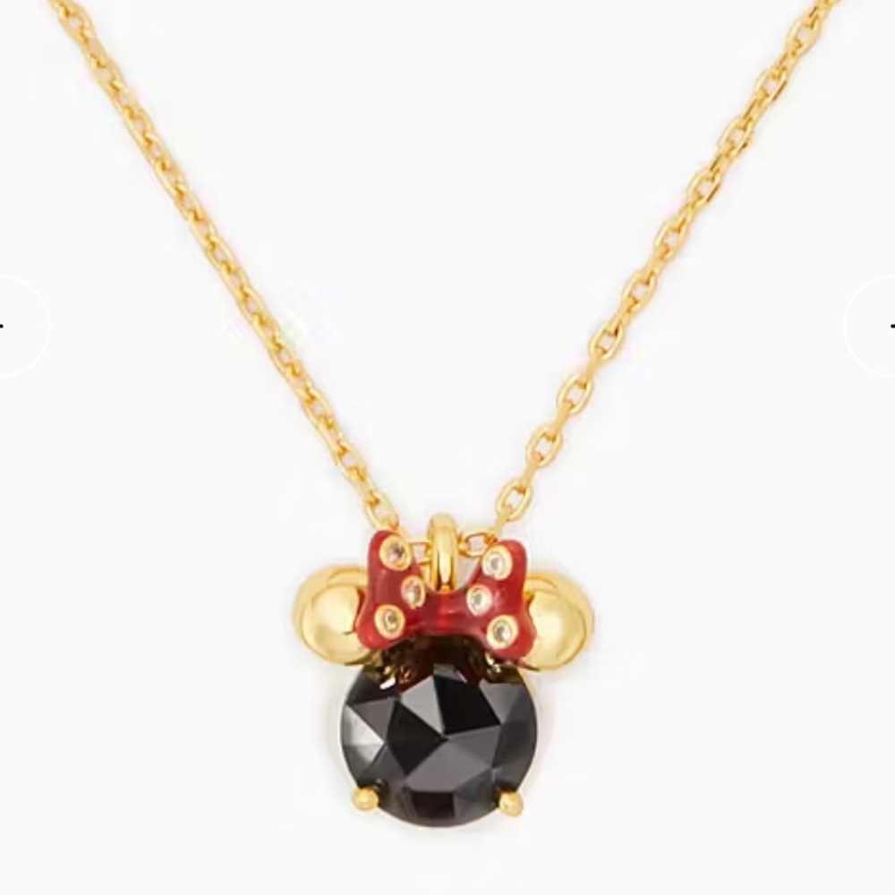 NWT Disney X Kate Spade New York Minnie Pendant Necklace